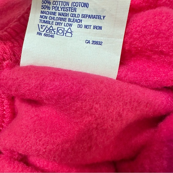 VIntage Tultex Hand Painted Cats Sweatsuit Sweatshirt Pants Pink Size XL - Picture 11 of 13